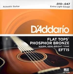 D'Addario EFT15 Struny pre akustickú gitaru