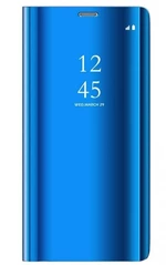 Flipové pouzdro Cu-Be Clear View pro Samsung Galaxy A34, modrá