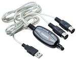 Bespeco BMUSB100 Transparentní 2 m USB kabel