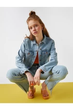 Koton Buttoned Denim Jacket