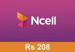 NCell Rs208 Mobile Top-up NP