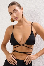 Dámsky bikinový top Trendyol Lilac