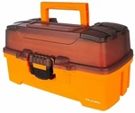 Plano Two-Tray Tackle Box 4 Medium Trans Smoke Orange