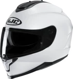 HJC C70N Solid Pearl White S Helm
