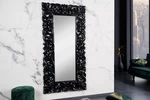 Závěsné zrcadlo SOZIS Dekorhome Černá,Závěsné zrcadlo SOZIS Dekorhome Černá