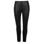 Firetrap Blackseal PU Legginsy