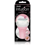 Wilkinson Sword Intuition 2in1 Shea Butter dámský holicí strojek + náhradní hlavice 1 ks