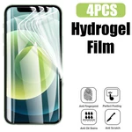 4PCS Hydrogel Film for IPhone 13 Mini 12 11 Pro Max Screen Protectors for IPhone 13 XS Max X XR 6 6s 7 8 Plus SE Not Glass