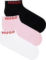 Hugo Boss 3 PACK - dámské ponožky HUGO 50502049-960 39-42
