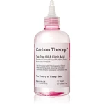 Carbon Theory Tea Tree Oil & Citric Acid hĺbkovo čistiace tonikum pre problematickú pleť, akné 250 ml Carbon Theory Tea Tree Oil & Citric Acid hĺbkovo čistiace tonikum pre problematickú pleť, akné 250 ml