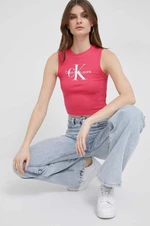Top Calvin Klein Jeans dámský, růžová barva