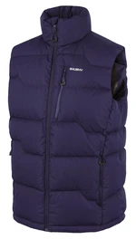 Husky Deep M S, dark blue Pánská péřová vesta na zip