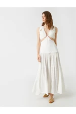 Koton Window Detailed Frilled Dress