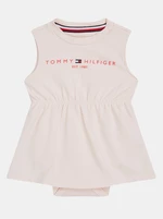 Světle růžové holčičí šaty Tommy Hilfiger - Holky