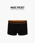 Pánské boxerky ATLANTIC Magic Pocket - černé