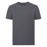 Dark Grey Men's T-shirt Pure Organic Russell
