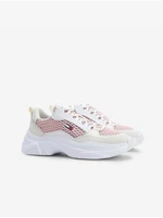 Pink Womens Suede Sneakers Tommy Jeans - Women