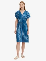 Blue Striped Dress Tom Tailor - Women