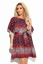 Lady's dress with binding at the waist Numoco