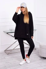 Set with sweatshirt in black