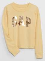 GAP Children's T-shirt with metallic logo - Girls