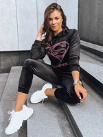 Women's Black Velour Set Vogue Velour Dstreet