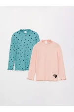 LC Waikiki Crew Neck Long Sleeved Baby Girl T-Shirt 2-pack.