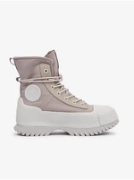 Light Pink Women's Ankle Sneakers on Converse Chuck Ta Platform - Women