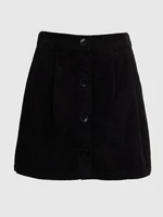Čierna detská menčestrová sukňa GAP
