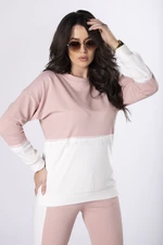 two-tone tracksuit with lace