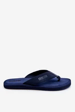 Men's Foam Flops Big Star LL174617 navy blue