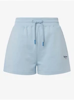 Bright Blue Womens Shorts Pepe Jeans Calista - Women