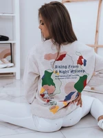 JAPANESE Women's Sweatshirt Dstreet Beige