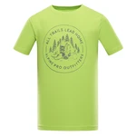 Men's cotton T-shirt ALPINE PRO LEFER lime green variant PC