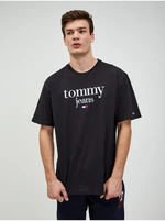 Black Mens T-Shirt Tommy Jeans - Men