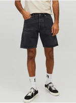 Black Mens Denim Shorts Jack & Jones Chris - Men