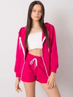 Fuchsia two-piece cotton set