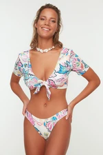 Trendyol Colorful Floral Print Bikini Bottoms