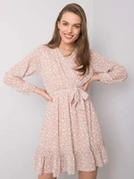 OCH BELLA Beige dress with flowers