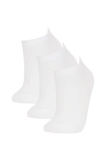 DEFACTO Women 3 Pack Cotton Booties Socks