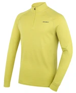 Men's merino sweatshirt HUSKY Aron Zip M lime green