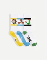 Celio Kellogg's High Socks, 3 Pairs - Men