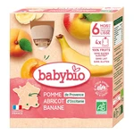 Babybio Jablko, meruňka a banán kapsička 4x90 g