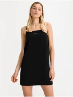 Czarna sukienka damska Calvin Klein Jeans Monogram Cami - Kobieta