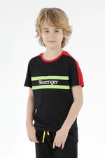 Slazenger Pat Boys' T-shirt Black
