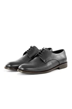 Ducavelli Pierro Genuine Leather Men's Classic Shoes, Derby Classic Shoes, Lace-Up Classic Shoes.