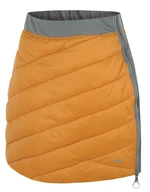 Husky  Freez L mustard/dk. grey green, M Dámska obojstranná zimná sukňa