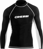 Cressi Rash Guard Man Long Sleeve Hemd Black/White L