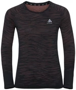 Odlo Blackcomb Ceramicool T-Shirt Black/Space Dye XS Bežecké tričko s dlhým rukávom