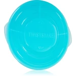 Twistshake Divided Plate dělený talíř s víčkem Blue 6 m+ 1 ks